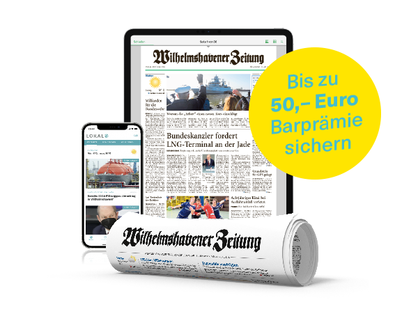 Frühlingsabo Wilhelmshavener Zeitung